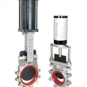 Шиберно-ножевая задвижка полиуретановая KEYSTONE Figure 952 15191